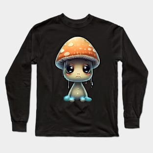 sad mushroom Long Sleeve T-Shirt